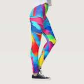 Abstrakte Ausdruckskunst Leggings (Rechts)