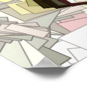 Abstrakte Ausdruckskunst Poster (Ecke)