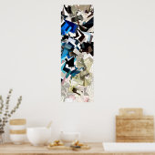 Abstrakte Ausdruckskunst Poster (Küche)