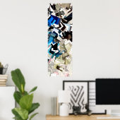 Abstrakte Ausdruckskunst Poster (Heimbüro)