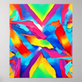 Abstrakte Ausdruckskunst Poster (Vorne)