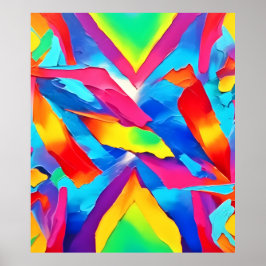 Abstrakte Ausdruckskunst Poster