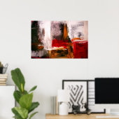 Abstrakte Ausdruckskunst Poster Abstrakte Drucke (Heimbüro)