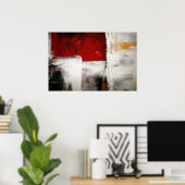 Abstrakte Ausdruckskunst Poster Abstrakte Drucke (Heimbüro)