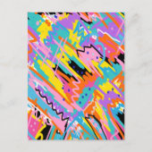 Abstrakte Ausdruckskunst Postkarte (Vorderseite)