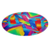 Abstrakte Ausdruckskunst Schneidebrett (Ecke)