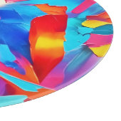 Abstrakte Ausdruckskunst Schneidebrett (Ecke)