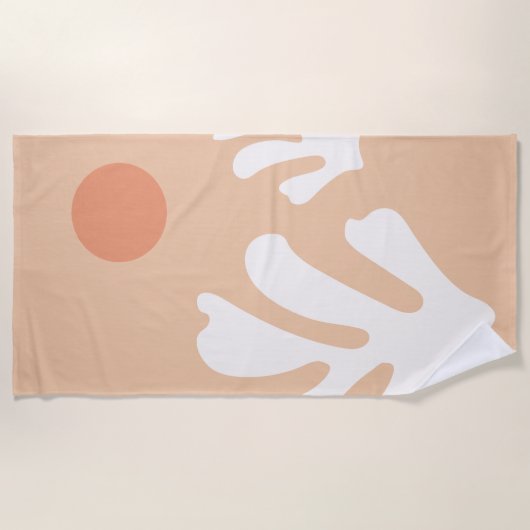 Abstrakte Ausschaltung Strandtuch (Vorderseite)