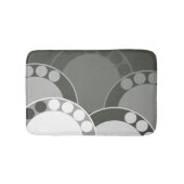 Abstrakte Außenfront - Dunkelgrün - Todesmatte Badematte (Vorderseite)