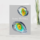 abstrakte Austern-Muscheln Karte (Vorderseite)