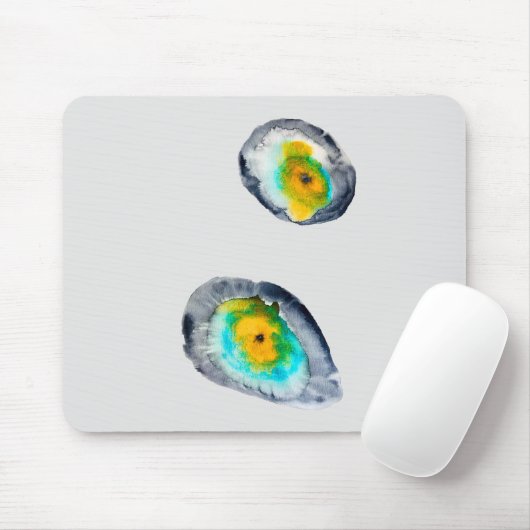 abstrakte Austern-Muscheln Mousepad (Mit Mouse)