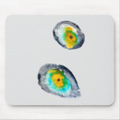 abstrakte Austern-Muscheln Mousepad (Vorne)