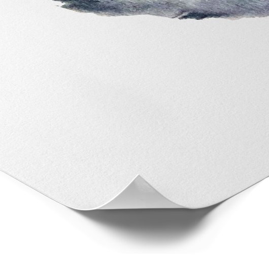 abstrakte Austern-Muscheln Poster (Ecke)