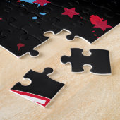 Abstrakte Autos, kindisches Grunge Muster. Puzzle (Seite)