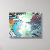 Abstrakte Avionikwerbung Leinwanddruck (Vorderseite)