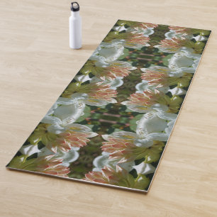 Abstrakte Azalea Blume Blossom Yogamatte