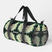 Abstrakte Azalea Blume Personalisiert Duffle Bag (Rechte Ecke)