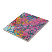 Abstrakte Azalea Wildblumen Fliese (Seite)