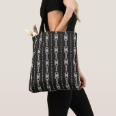 Abstrakte aztec-Herzstruktur Tasche (Von Nahem)