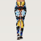 abstrakte aztec leggings (Rückseite)