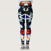 abstrakte aztec leggings (Vorderseite)