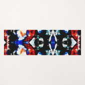 abstrakte aztec yogamatte (Vorderseite (Horizontal))