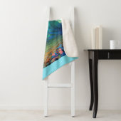 Abstrakte Azure Seascape Sherpadecke (Beispiel)