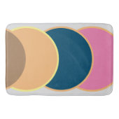 Abstrakte Badematte - Farbiges Gerahmtes Wappen (Vorderseite)