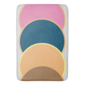 Abstrakte Badematte - Farbiges Gerahmtes Wappen (Vorderseite Vertikal)