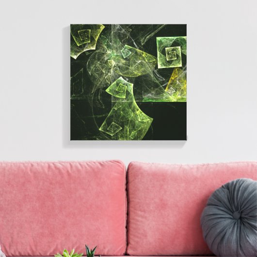 Abstrakte Balance Schwarz und Weiß Leinwanddruck (Insitu (Wohnzimmer))