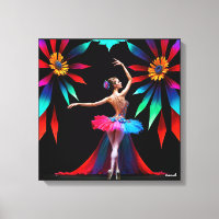Abstrakte Balletttänzer Kunst