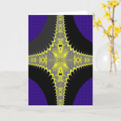 Abstrakte Bankkarte Karte (Gelbe Blume)