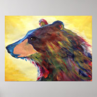 Abstrakte Bärenkunst