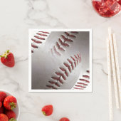 Abstrakte Baseballstiche Serviette (Beispiel)