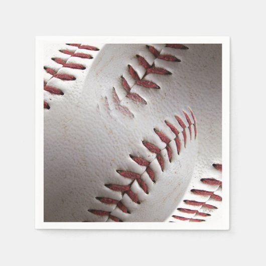 Abstrakte Baseballstiche Serviette (Vorderseite)