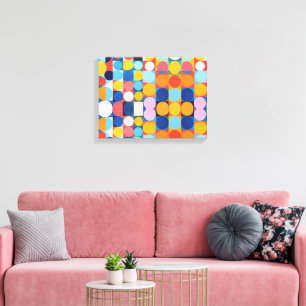 Abstrakte Bauhaus Geometrie Leinwanddruck