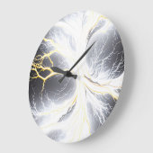 Abstrakte Baum-Uhr Große Wanduhr (Winkel)