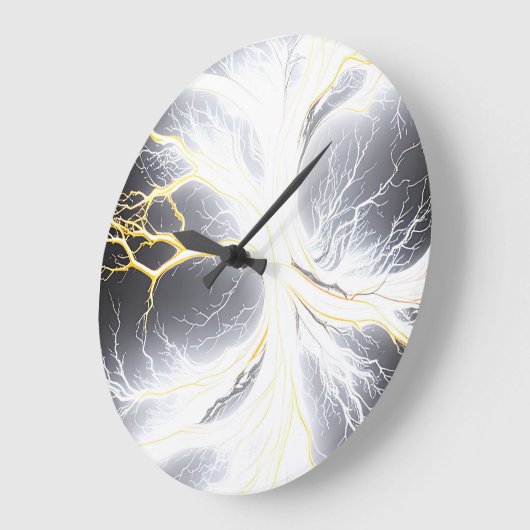 Abstrakte Baum-Uhr Große Wanduhr (Winkel)