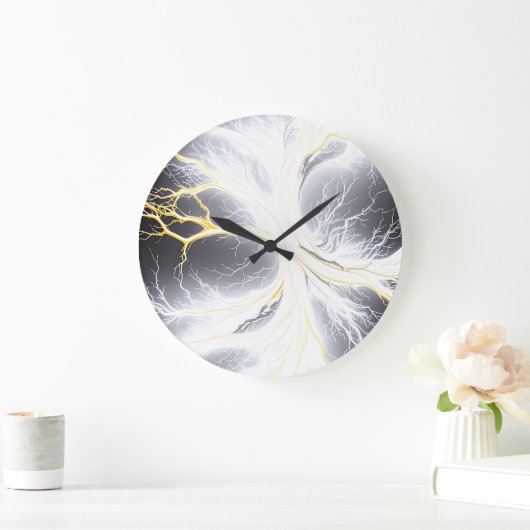 Abstrakte Baum-Uhr Große Wanduhr (Zuhause)