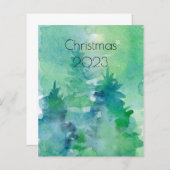 Abstrakte Baum-Urlaubspapier (Vorne/Hinten)