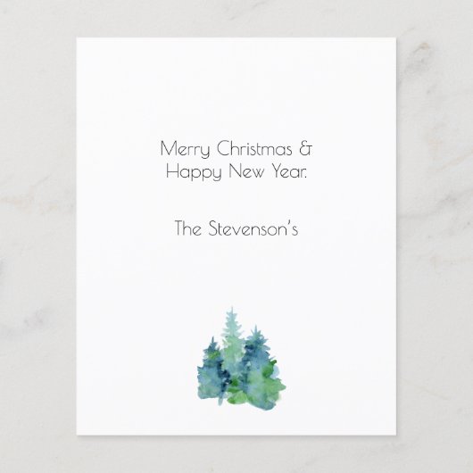 Abstrakte Baum-Urlaubspapier (Rückseite)