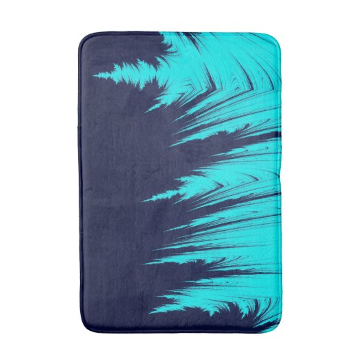 ABSTRAKTE BÄUME BADEMATTE (Vorderseite Vertikal)