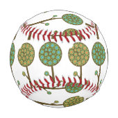Abstrakte Bäume Baseball (Vorderseite)