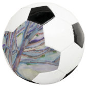 Abstrakte Bäume Fußball (Dreiviertel)