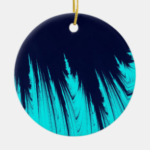 ABSTRAKTE BÄUME KERAMIK ORNAMENT