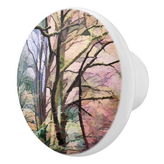 ABSTRAKTE BÄUME KERAMIKKNAUF (Rechts)