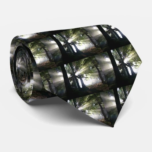 Abstrakte Bäume Krawatte (Gerollt)