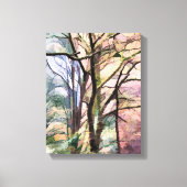 ABSTRAKTE BÄUME LEINWANDDRUCK (Vorderseite)