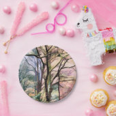 ABSTRAKTE BÄUME PAPPTELLER (Party)