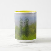 Abstrakte Bäume und Hillside Tasse (Zentrum)